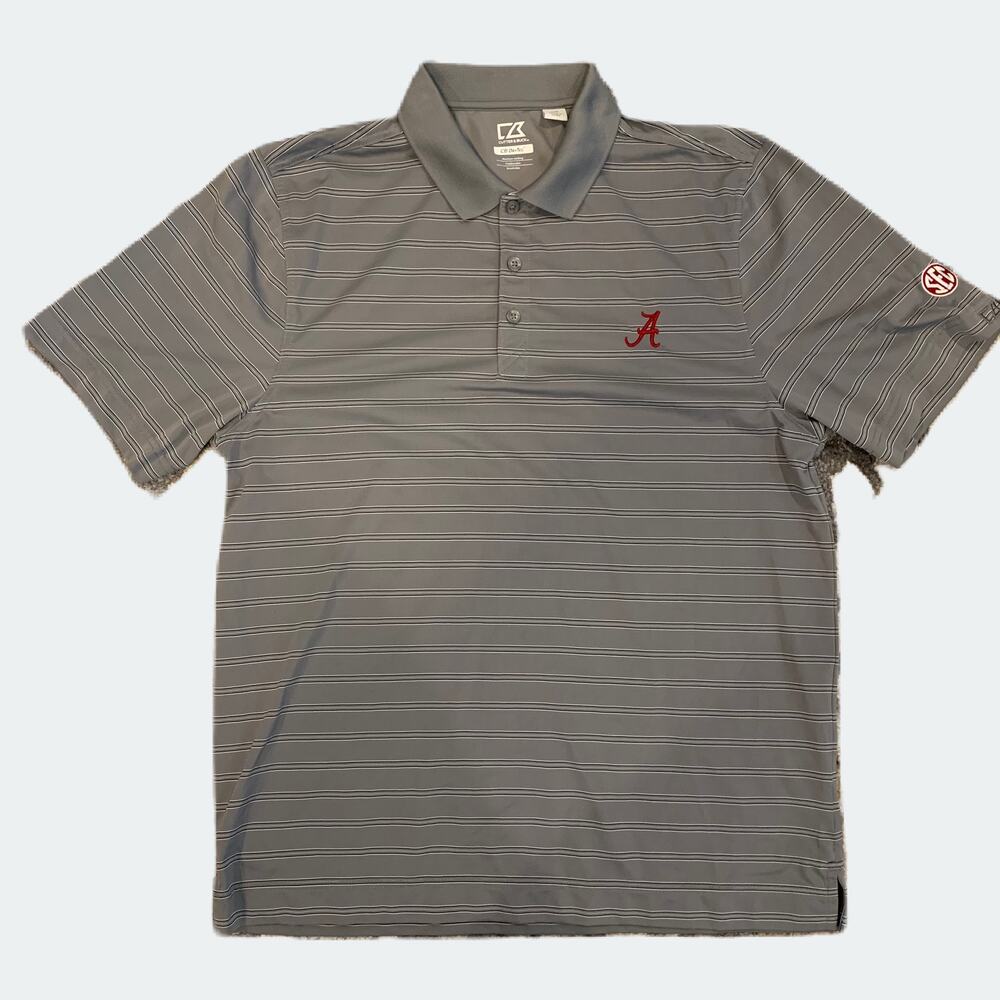 Alabama Crimson Tide x Cutter & Buck DryTec  Polo Shirt Men's Size Large